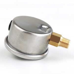 เกจวัดแรงดันน้ำมันเจนีน ราเดียล รุ่น YN-40 -0.1MPa 1บาร์ ตัวเรือนสแตนเลสสุญญากาศ ติดตั้งแนวตั้ง - Product Image 3