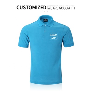 T-shirt polo design 100% avec perles épaisses revers de couleur unie T-shirt polo surdimensionné de haute qualité pour hommes broderie personnalisée à la mode - Product Image 4