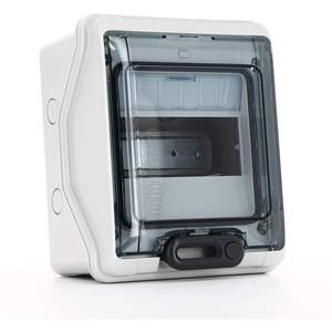 Tableau de distribution mural Bticino Idroboard 6 modules avec couvercle en plastique étanche IP65 - Product Image 2