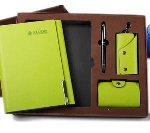 Anahtarlık kalem ve kartvizit hediye ile iş not defteri yeni iş için gevşek yaprak boş çizgiler ızgaraları sayfaları ile Set - Product Image 3