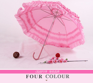 ร่มกันแดดลายลูกไม้ลายดอก<span class=keywords><strong>บัว</strong></span>วินเทจ3ชั้นร่มลูกไม้เจ้าสาวสำหรับตกแต่งงานปาร์ตี้ - Product Image 2