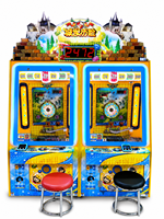 LECHUANG Machine d'arcade commerciale en métal, plastique et acrylique, personnalisable, avec système de récompense par jetons et médailles en anglais, équipement de jeu pour la famille