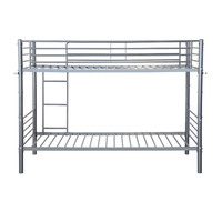 Lit à deux étages en métal, lit Loft, lit Double, Queen Size, en acier, mobilier de lit superposé, personnalisable, OEM, ODM