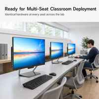 All-in-one pc desktop 24 inch met ingebouwde camera en DVD RW optische drive Intel I3 I5 I7 voor onderwijs en training