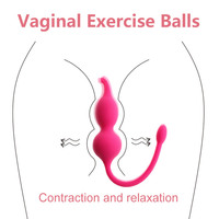 Erwachsenen-Vibrator Sexspielzeug für Frauen Sexuelle Produkte Ferngesteuerte Liebeskugeln Kegel-Übungsgeräte Sexy Hilfsmittel für Frauen Silikon-Vaginalkugeln