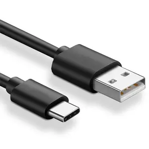 PVC 3Ft 6Ft USB 2.0 To Type C Data Cable 1A/2A/3A/5A 480 Mbps USB C Fast Quick Charging Cable