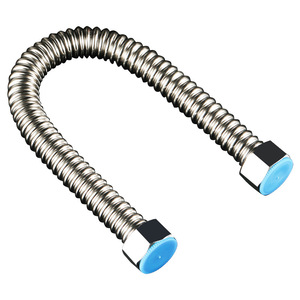Tubo corrugado de acero inoxidable 304 de 1/2 pulgada con rosca, manguera flexible para agua de inodoro, calentador de agua, conexión de agua fría y caliente - Product Image 2