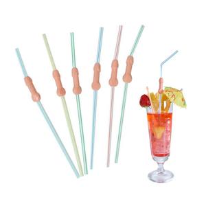 Nicro Prix Usine 10 pièces/lot Accessoires de Fête pour Enterrement de Vie de Jeune Fille, Douche Nuptiale, Saint-Valentin, Accessoires Sexy, Pénis en Plastique Multicolore - Product Image 1