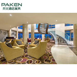 वन-स्टॉप टर्नकी आतिथ्य फर्नीचर समाधान आधुनिक अरबियान होटल लॉबी सोफा होटल लिविंग रूम फर्नीचर सेट - Product Image 3