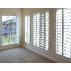 窓シャッター室内セキュリティ窓シャッター屋外アルミプランテーションシャッタールーバー窓 - Product Image 3