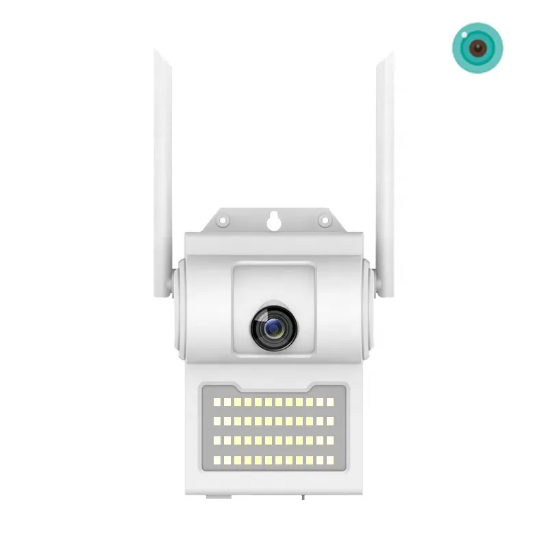 Caméra murale 1080P ICsee sans fil avec projecteur 700LM luminosité réglable App Control Caméras de sécurité