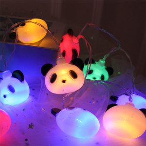Veilleuse à piles suspendue fée Led <span class=keywords><strong>lune</strong></span> guirlandes lumineuses pour enfants panda décoration de fête de mariage - Product Image 5