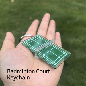 Nouveau porte-clés sportif 3D en acrylique - Design moderne et minimaliste pour pickleball, badminton, <span class=keywords><strong>tennis</strong></span> de table, léger, écologique, pour enfants - Product Image 3