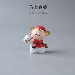 Nanhui felice piccola fata dio della ricchezza invia decorazione per la casa decorazione per le <span class=keywords><strong>arti</strong></span> <span class=keywords><strong>e</strong></span> i <span class=keywords><strong>mestieri</strong></span> in resina - Product Image 2