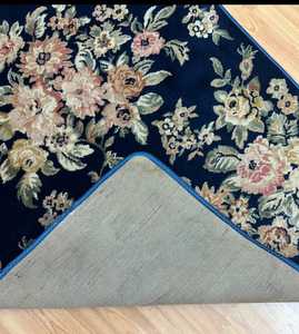 Alfombra India Floral Oriental con mechones a mano 100% lana personalizable para uso ejercicio en casa de oración de adolescentes patrón abstracto algodón - Product Image 6