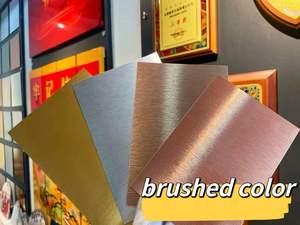 Gebürstetes Aluminium blech 0,8mm Schwarzes Kupfer Messing Silber eloxierte Aluminium platte für die Außen dekoration - Product Image 4