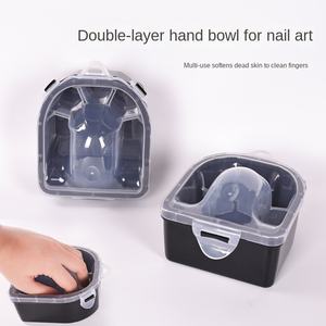 Outils pour l'art des ongles, bol à bulles noir à double couche, <span class=keywords><strong>boucle</strong></span> isolante, adoucissement des peaux mortes, fournitures pour l'art des ongles - Product Image 5