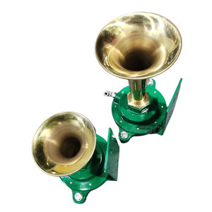 Kích thước lớn siêu lớn đồng trục hai ống nguyên chất vật liệu đồng đa âm thanh xe tải hạng nặng xe lửa không khí sừng 12V/24V không thấm nước - Product Image 4