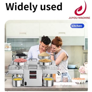 Nouvelle mini presse à huile de soja manuelle en acier inoxydable quatre-en-un pressage à froid et à chaud à haut rendement pour un usage domestique - Product Image 5