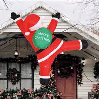 Décorations de Noël exclusives pour fêtes transfrontalières, accessoires de décoration de lieux, ornements suspendus de jardin, gonflables LED en polyester