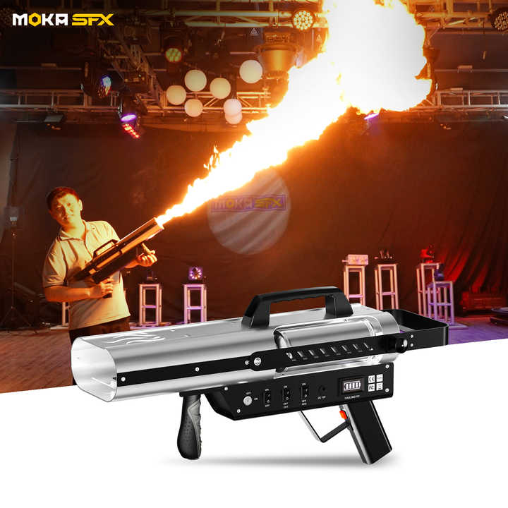MOKA SFX 1-3m Handheld Battery Fire Thrower for DJ Events