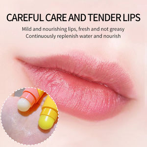 Pelembap Efek Ganda Pelembap Bibir Siang dan Malam Memperbaiki Pengelupas Kulit Organik Plumper Vegan <span class=keywords><strong>2</strong></span> In 1 Pelembap Bibir - Product Image 5