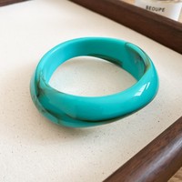 Pulseras de Acrílico Bohemia con Diseño Geométrico Irregular y Voluminoso para Mujer, Brazaletes de Resina Coloridos y Exagerados, Joyería de Regalo