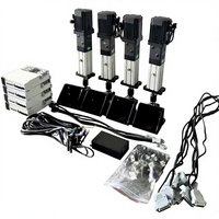 Kits de actuadores de motor DIY personalizados de 750W, caja de control de movimiento 4DOF/6DOF para simulación de carreras y vuelo (aluminio y silicona) para juego en interiores
