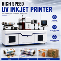 Imprimante jet d'encre UV automatique continue BNM-JDJ01, 120 m/min, pour étiquettes, films, cartons, emballages, systèmes de production industrielle