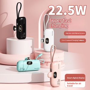 พาวเวอร์แบงค์พกพาขนาดเล็ก รุ่น Cross-Border Self-Belt Treasure 5000 มิลลิแอมป์ ชาร์จเร็ว ขนาดเล็ก พกพาสะดวก ตัวเครื่องทำจากพลาสติก - Product Image 5