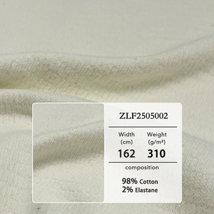Tissu en éponge 98% coton 2% élasthanne de qualité supérieure et incroyablement tendance pour des créations avant-gardistes - Product Image 3