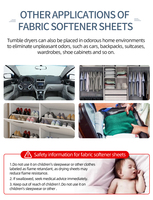 Feuilles assouplissantes jetables écologiques Finice Private Label anti-statiques pour sèche-linge, élimination des acariens, adoucissant textile