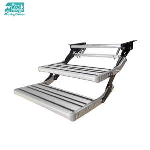 JDA en alliage d'aluminium Double couche déroulant vers le bas manuel pliant RV étape pour camping-car camping-car remorques caravane - Product Image 1