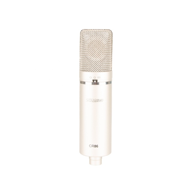 797Audio CR86 XLR Cardioid Condenser Microphone XLR with Large Diaphragm Professional Studio Mic for Recording Podcasting