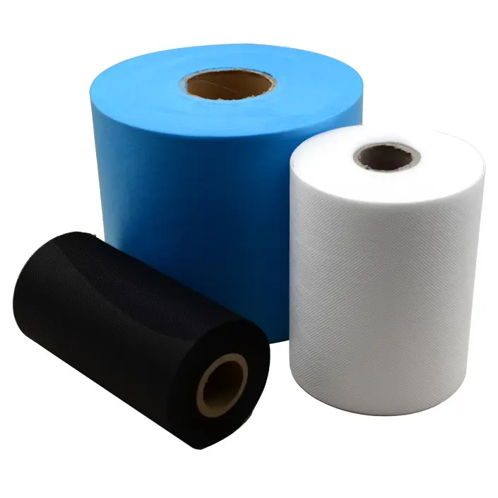 Harga pabrik daur ulang PET Spunbond kain poliester Nonwoven RPET kain ramah lingkungan Non Woven untuk tas kemasan kertas Anti-uv
