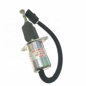 Động Cơ Diesel Tắt Máy Nhiên Liệu Ngắt Dừng Van Solenoid 6BT 4BT 6CT 4942878 3415706 24V