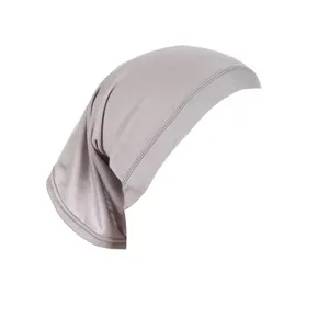 Женская однотонная шапка-хиджаб