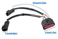 Nouveau harnais de conversion pour boîtier quad vers phare de projecteur pour Dodge Ram 2009-2018