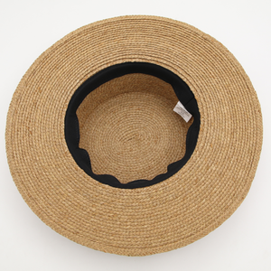 Tùy Chỉnh Mũ Rơm Đơn Giản Đa-Màu Sắc Thân Thiện Với Môi Raffia Rơm Boater <span class=keywords><strong>Hat</strong></span> Mũ Mặt Trời - Product Image 6