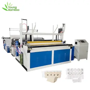 Paper production line non stop toilet tissue production line toilet paper making machine price