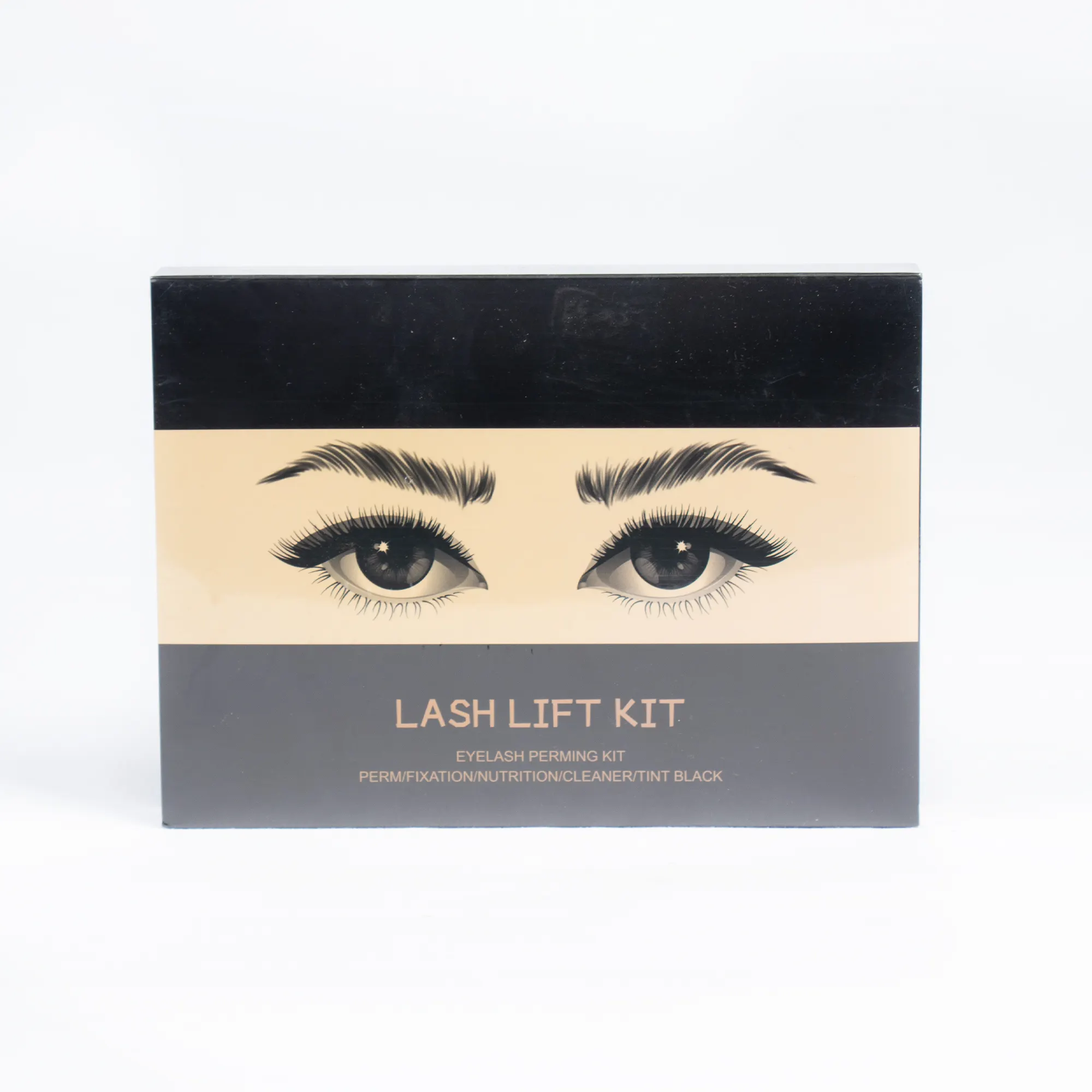 Fast Brow Lamination and Lash Lift Kit 2 in 1 Eyelash Lifting and Perming Tools Set Black Box or Customized Inice or Custom