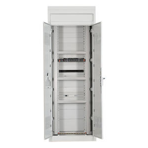 47U Industrial Power Network Cabinet Server Rack Intelligent Distribution <b>Control</b> Panel Screen Enclosure SPCC Steel Light Grey - Product Image 2