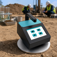Densimètre numérique portable pour sols sans graines, de taille compacte, avec module GPS intégré, pour des tests non destructifs