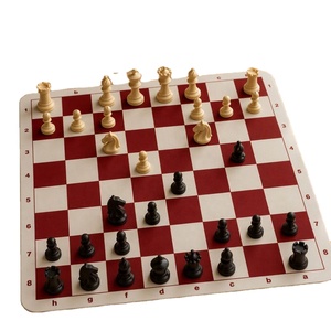 Tapis d'échecs en silicone personnalisé LA OEM, plateau de jeu d'échecs, tapis de jeu portable, pliable, enroulable, léger, lavable - Product Image 2