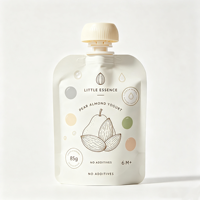 Pochettes à bec verseur pour bébé, qualité alimentaire, format stand-up, pour collations liquides, smoothies et boissons – Emballage sain pour un style de vie équilibré