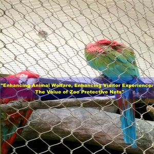 Matériel tissé durable de filet d'oiseau pour le prix usine de jardin <span class=keywords><strong>zoologique</strong></span> pour clôturer le treillis et les portes - Product Image 4