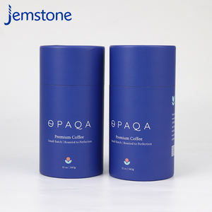 Tubes en papier kraft écologiques et recyclables pour les boissons au thé et au café avec estampage à chaud et gaufrage Emballage de tubes en papier - Product Image 6