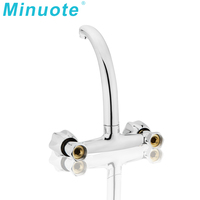 2024 nouveau Design robinet de cuisine robinet d'eau chaude et froide robinets de cuisine en laiton 304 acier inoxydable double mitigeur de robinet de bassin ouvert