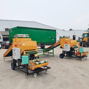 Đầy đủ-tự động hay gạo rơm Baler Mini Vòng cỏ linh lăng Ủ Chua wrapper máy - Product Image 1