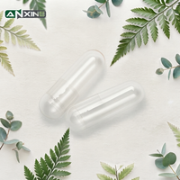 Capsules végétariennes vides en HPMC, de taille 0, 00, 1, 2, à base de plantes, compatibles avec l'impression de logo